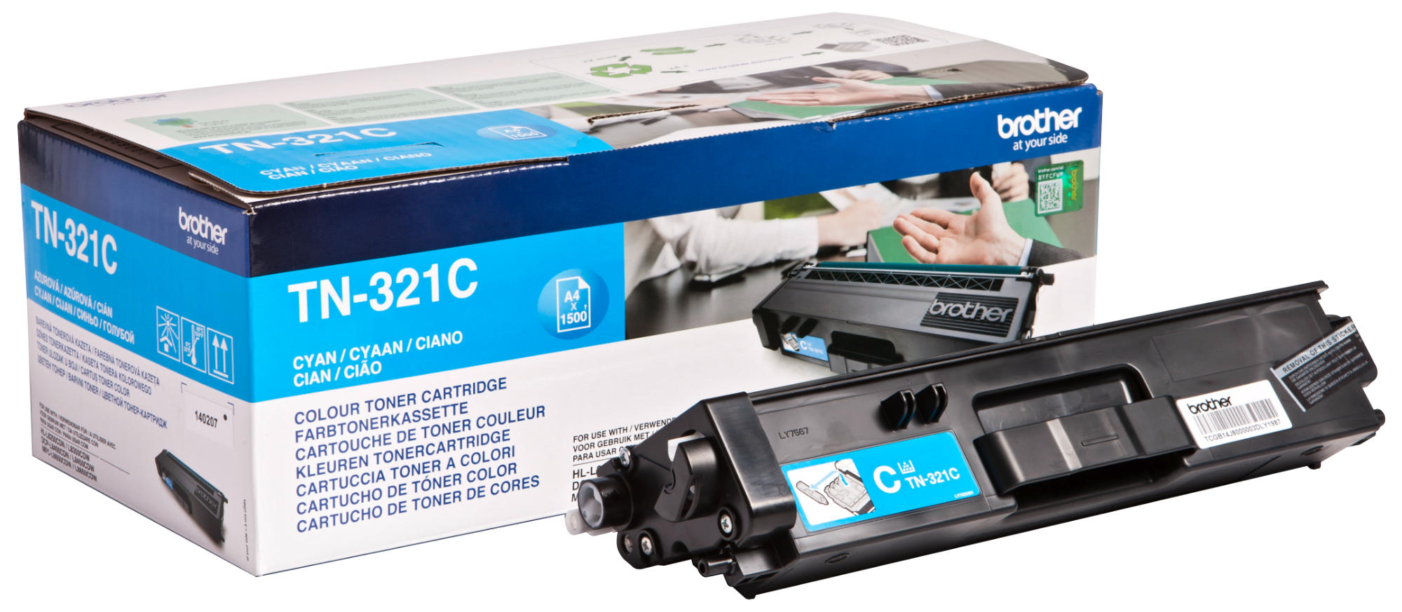 Brother TN-321C tóner y cartucho láser