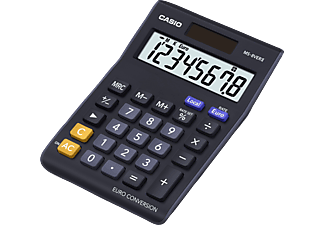 CASIO CASIO MS-8VERII - Calcolatrice da tavolo - Con la conversione di valuta - Nero - Calcolatrice da tavolo