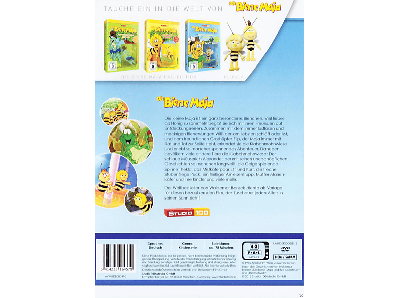 Thumbnail - Die Biene Maja: Ihre schönsten Abenteuer DVD