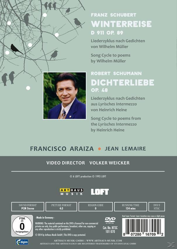 Francisco Araiza, Jean Lemaire - Winterreise / Dichterliebe  - (DVD)