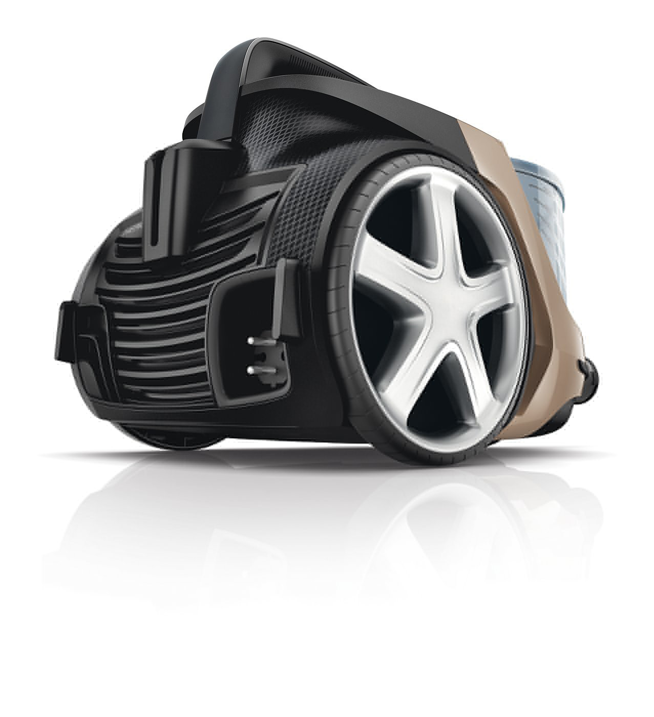 PHILIPS FC9922/09 PowerPro Ultimate Beutelloser Bodenstaubsauger Staubsauger, maximale Leistung: 650 Watt
