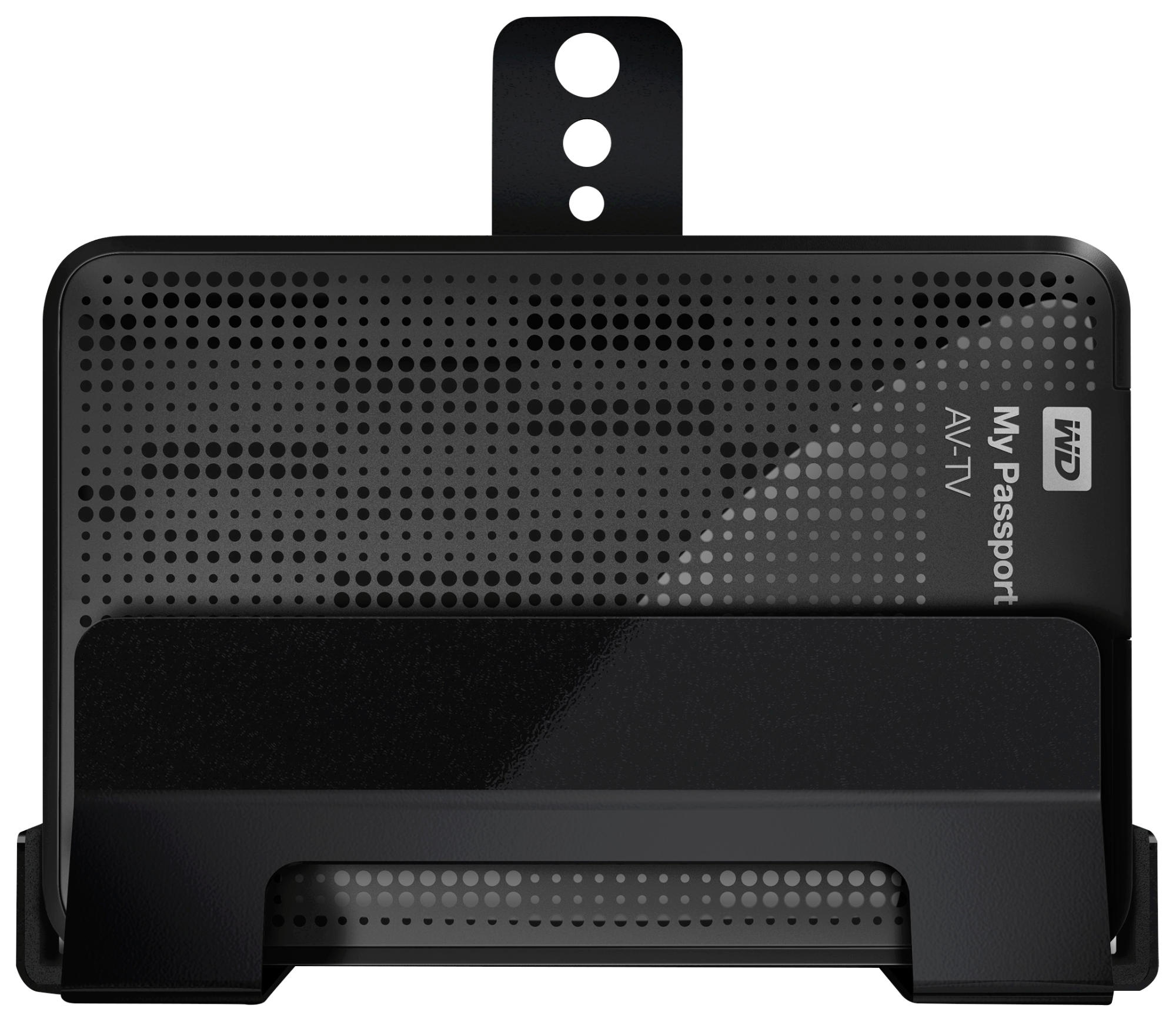 WD My Passport™ AV-TV Festplatte, 1 TB HDD, extern, Schwarz