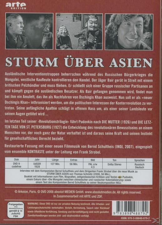 Sturm über Asien DVD