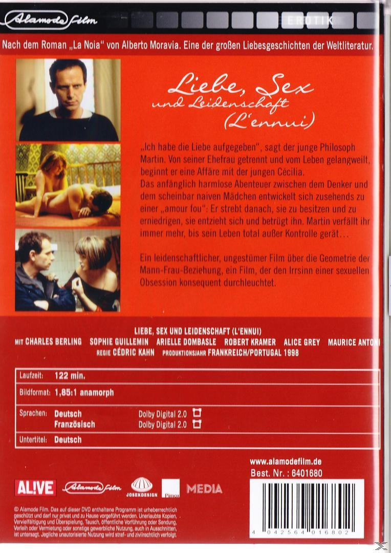 Ein DVD-Cover mit deutschem Text und einer romantischen Szene.