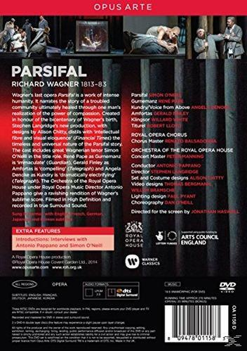 VARIOUS, Orchestra Of The Royal Opera House - Parsifal  - (DVD)