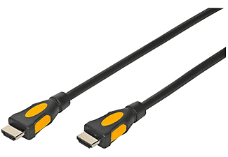 ISY IHD-3300 - High Speed HDMI Kabel mit Ethernet (Schwarz/gelb)