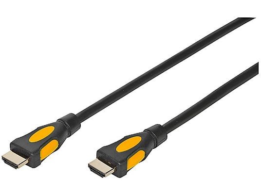 ISY IHD-3300 - High Speed HDMI Kabel mit Ethernet (Schwarz/gelb)