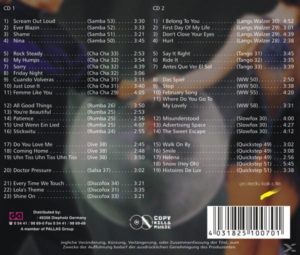 Hallen, Klaus Tanzorchester & Medina, Alec Orchestra - Chartbreaker For Dancing Reloaded 2005-2007  - (CD)
