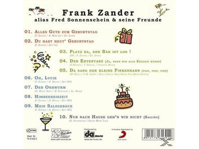 Thumbnail - Frank Alias Fred Sonnenschein Zander - Alles Gute Zum Geburtstag (CD)