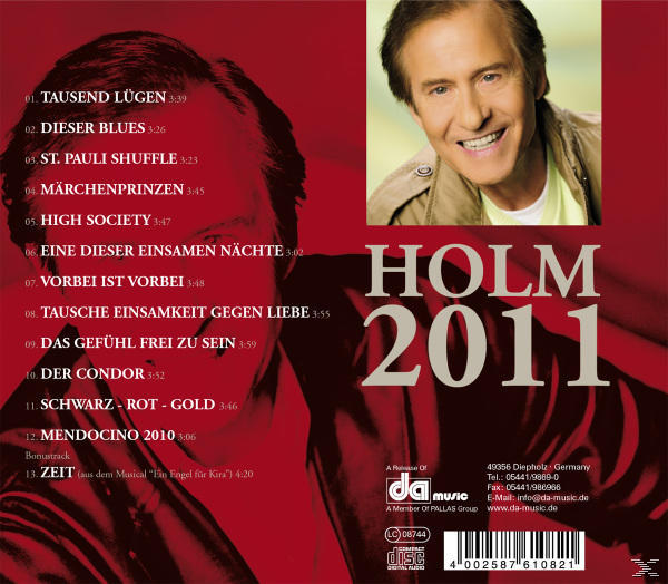 CD-Cover mit dem Gesicht eines lächelnden Mannes und Titelliste.