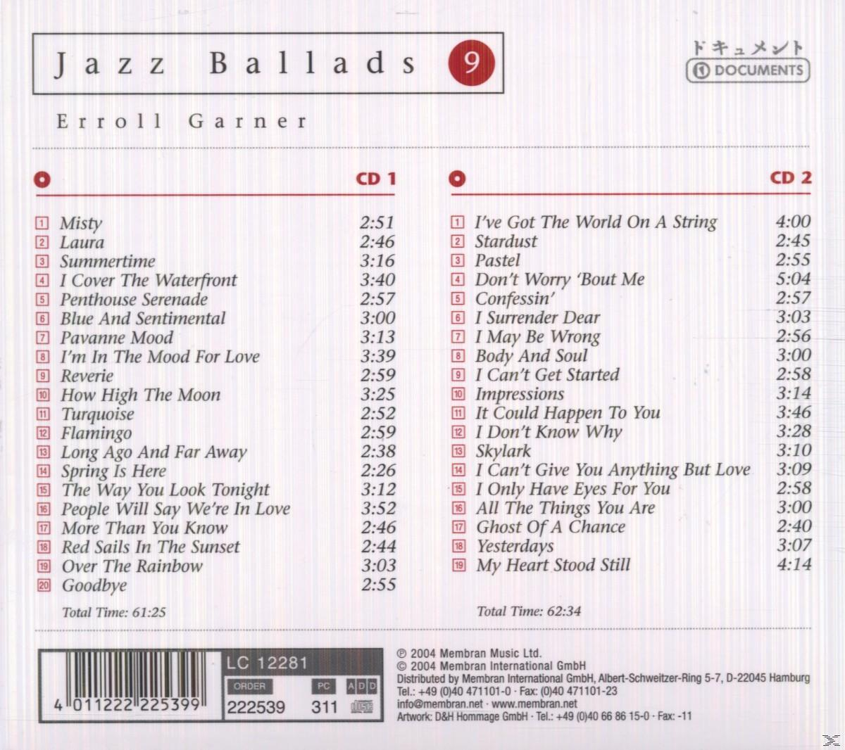 Erroll Garner - Jazz Ballads 9  - (CD)