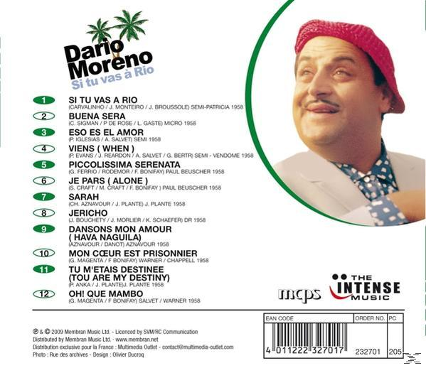 Dario Moreno - Si Tu Vas A Rio  - (CD)