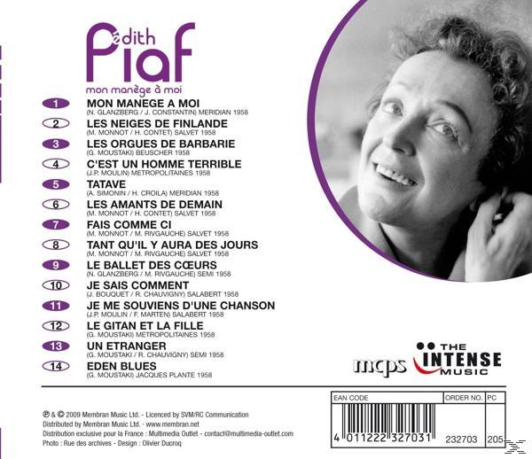 Edith Piaf - Mon Manege A Moi  - (CD)