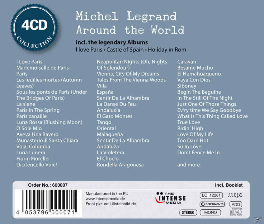 Michel Legrand - Around The World  - (CD)