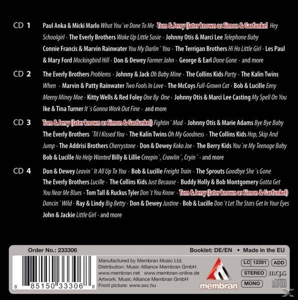Anka & Marlo/Tom&Jerry/Simon&Garfunkel/Various - Duets & Duos Of The Rocking 50's  - (CD)