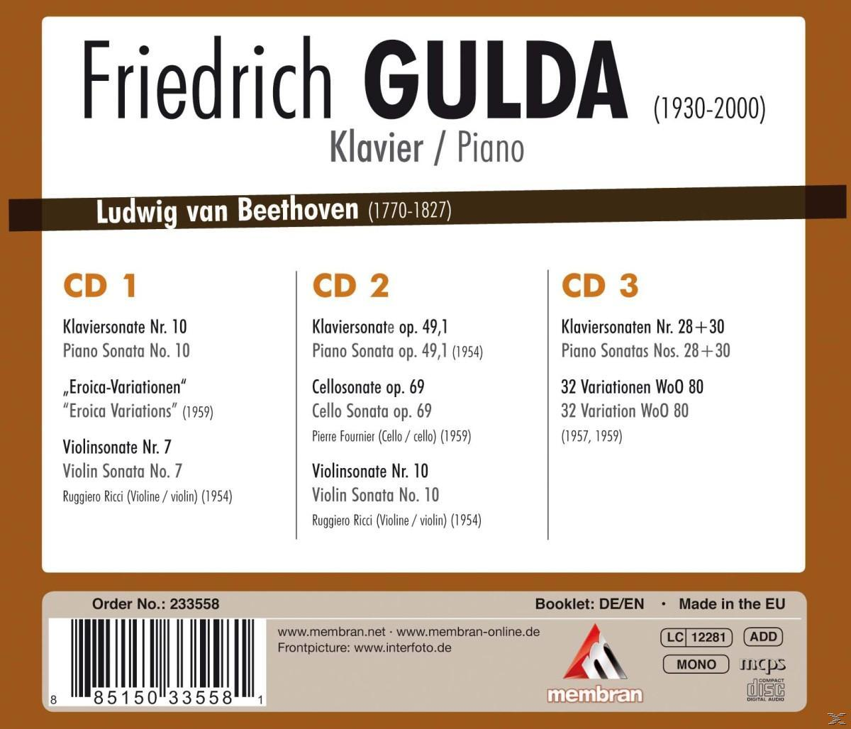 Friedrich Gulda - Gulda Spielt Beethoven: Klavierwerke  - (CD)