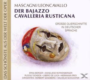 MASCAGNI/LEONCAVALLO - Der Bajazzo/Cavalleria Rusticana  - (CD)