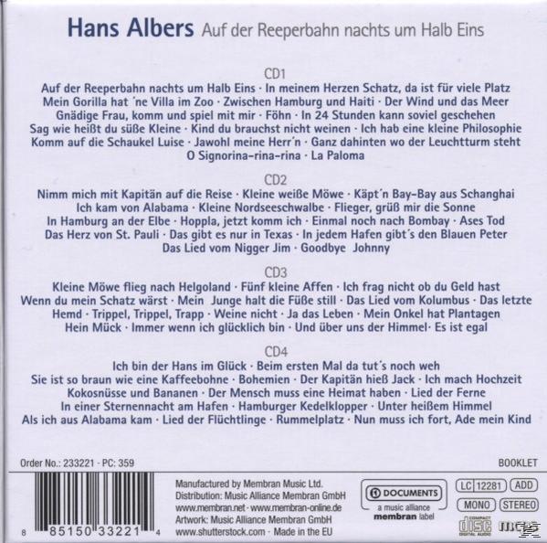 Der Hans Hans - Albers Blonde (CD) -