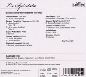 Flautando Köln - La Spiritata  - (CD)