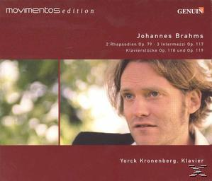 CD-Cover mit einem Männergesicht, dem Text 'Johannes Brahms' und 'movimentos edition'.