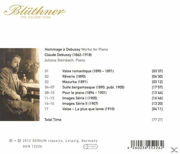 Juliana Steinbach - Hommage À Debussy  - (CD)
