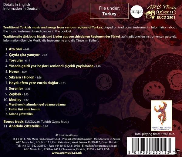 VARIOUS - Traditional Music From Turkey  - (CD)
