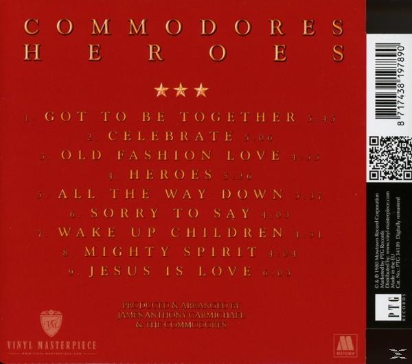 The Commodores - Heroes  - (CD)