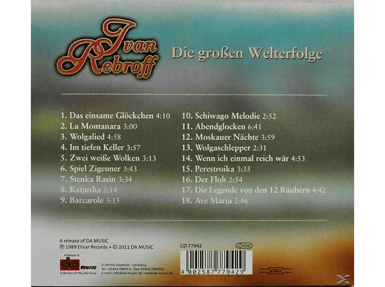 Thumbnail - Ivan Rebroff - Die Grossen Welterfolge (CD)