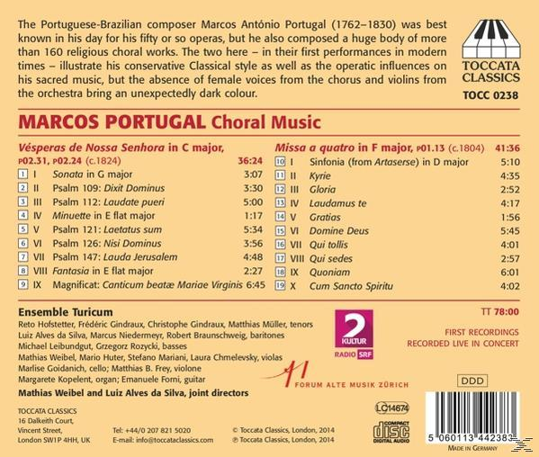 Ensemble Turicum - Chormusik  - (CD)