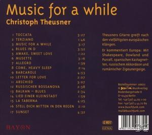 Christoph Theusner - Music For A While  - (CD)