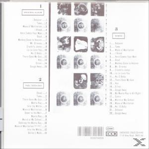 Rückseite des Albums mit einer Liste der Songs und Albumdetails.