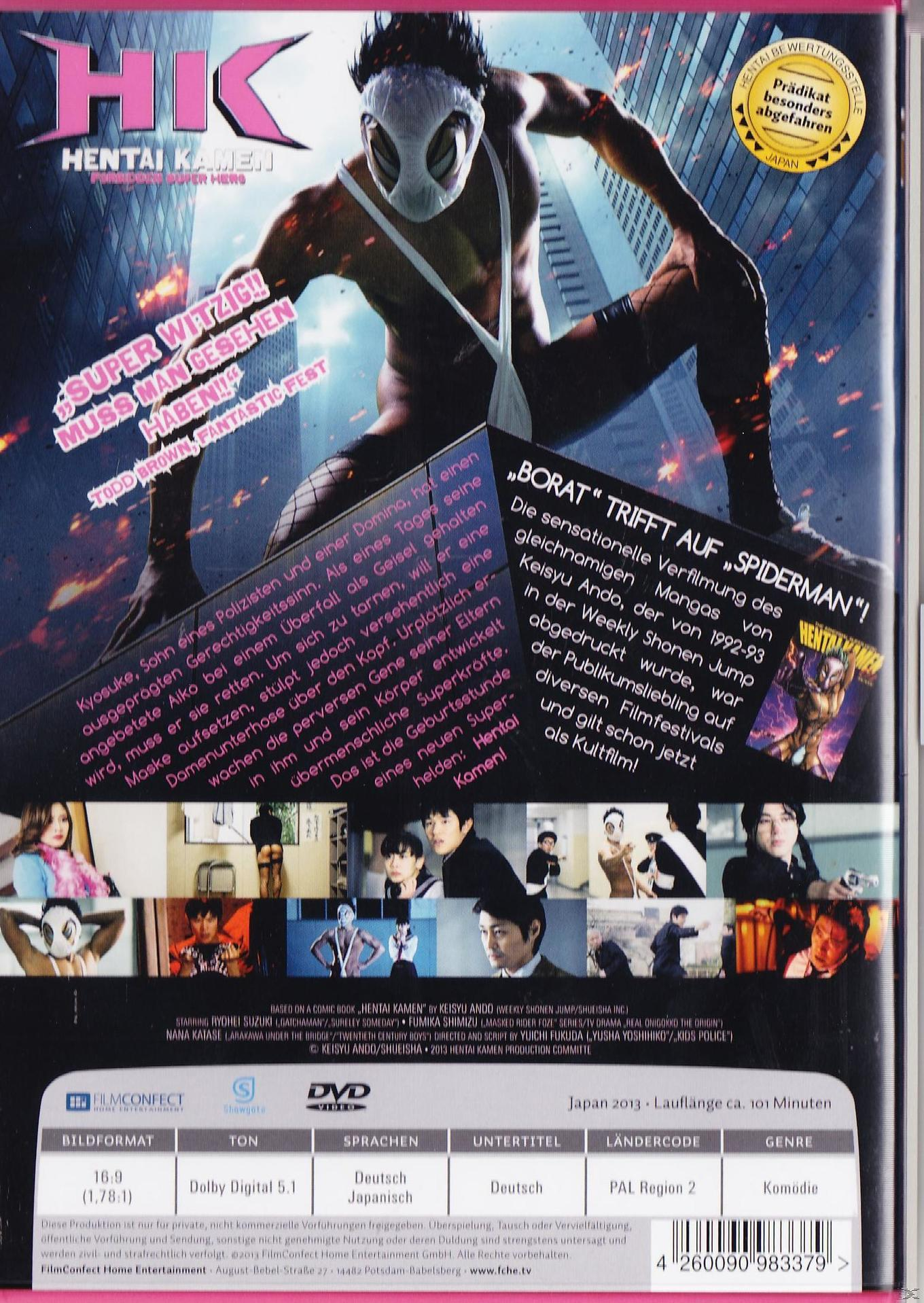 HENTAI KAMEN - FORBIDDEN SUPER HERO DVD