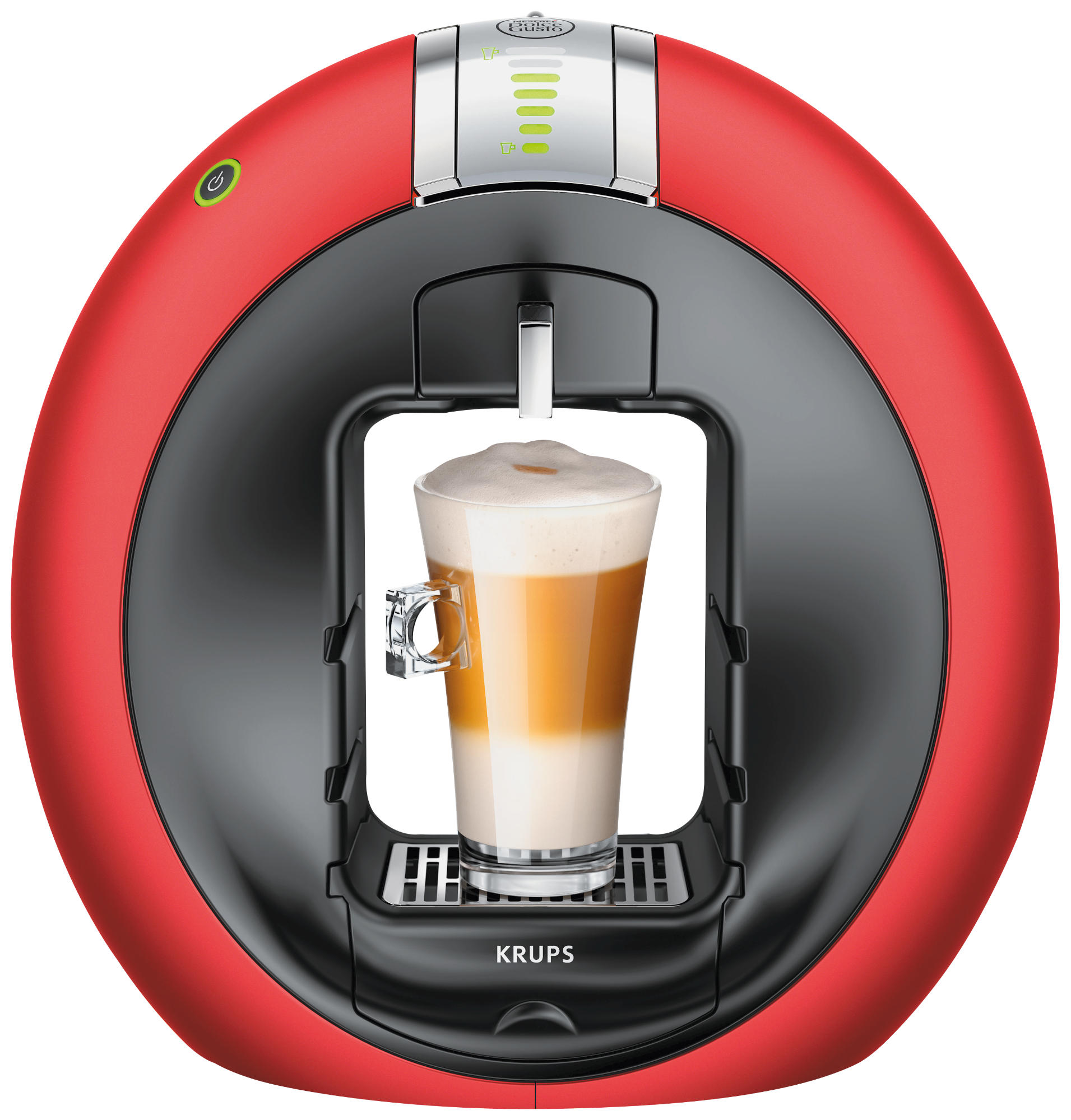 Cafetera de cápsulas - Nescafé Dolce Gusto Krups KP5105 CIRCOLO ROJA Presión de 15 bares,