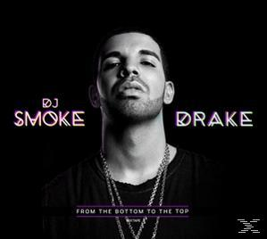 Albumcover mit DJ Smoke & Drake. Drakes Gesicht in der Mitte mit Text auf beiden Seiten, schwarzer Hintergrund.
