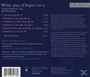 David Wilde - Wilde Plays Chopin Vol.2  - (CD)