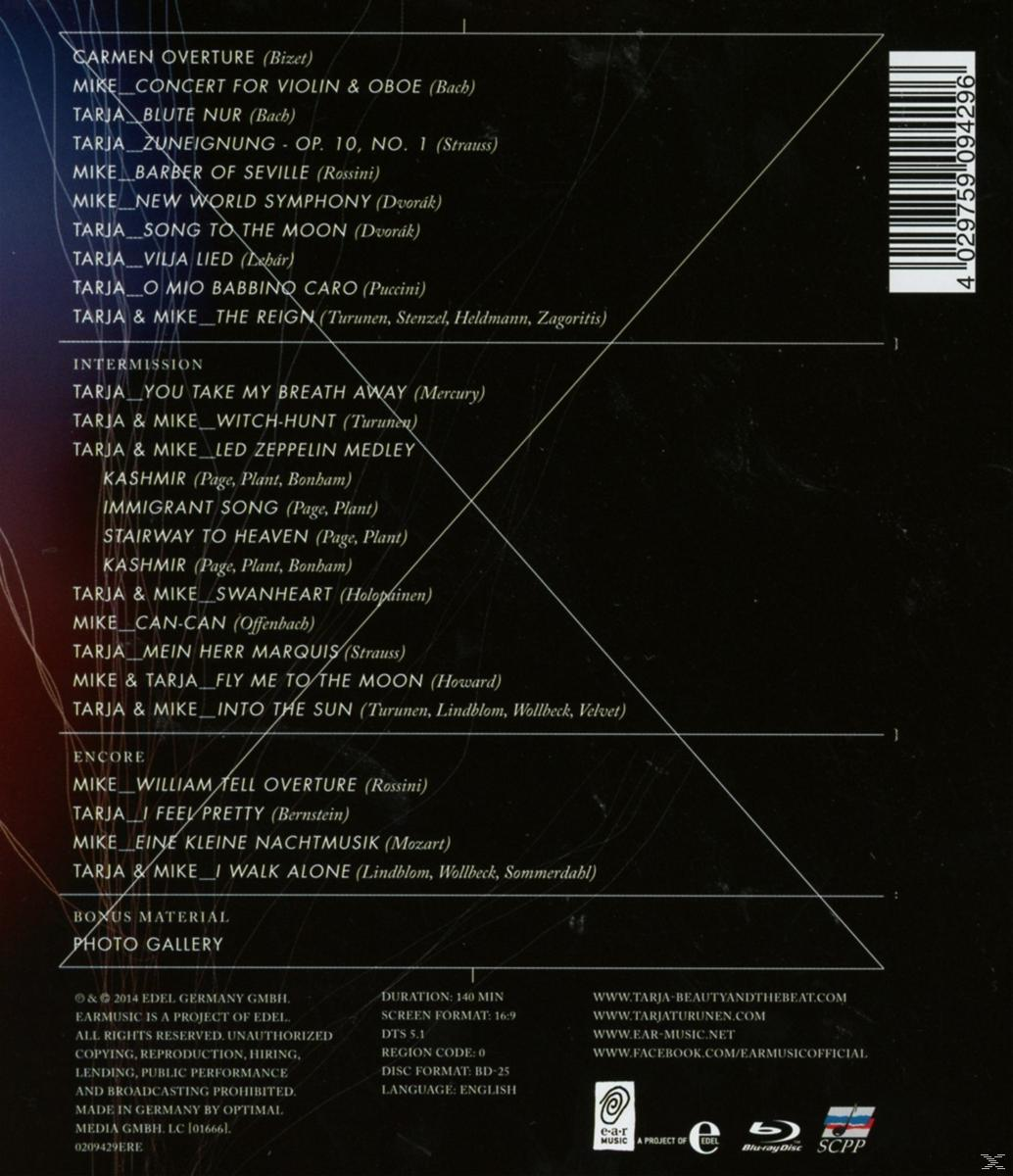Tarja Turunen - Beauty & The Beat  - (Blu-ray)