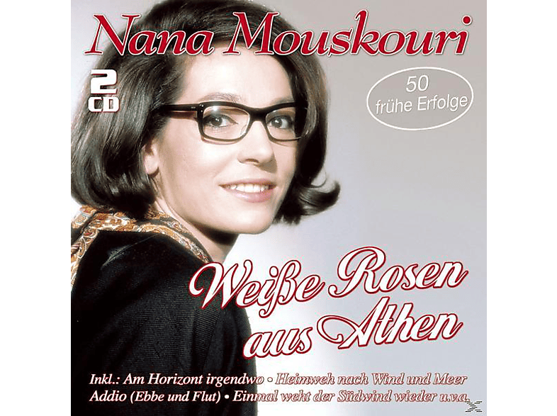Nana Mouskouri - Weiße Aus Rosen Frühe (CD) - Athen-50 Erfolge