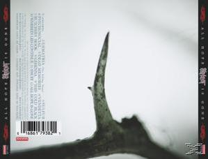 Albumcover mit einem Ast. Der Hintergrund ist ein verschwommenes, weißes Bild.