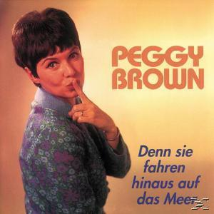 Albumcover. Frau mit Finger auf den Lippen. Titel: Peggy Brown.