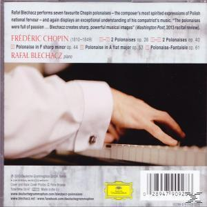 CD hátlapja: Egy kéz zongorázik. A szöveg tartalmazza a címet: Polonaises.