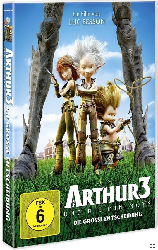 ARTHUR UND DIE MINIMOYS 3 - DIE GROSSE ENTSCHEIDUN DVD