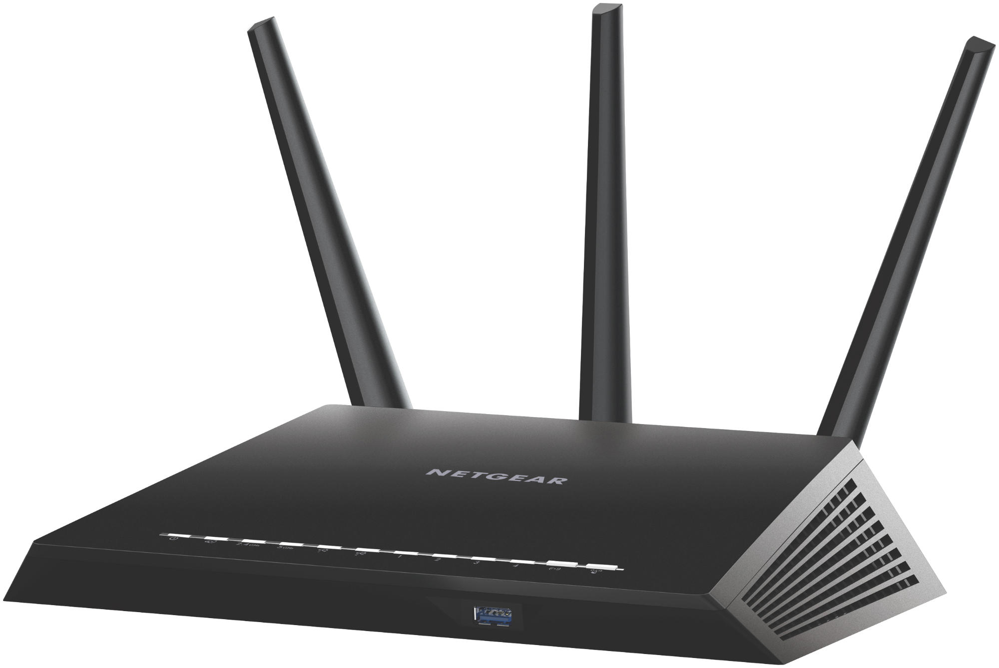 Router - Netgear Nighthawk R7000, doble banda, hasta 1900 Mbps, color negro
