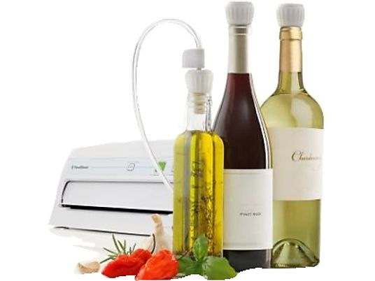 FOODSAVER FLASCHENVERSCHLUSS-SET 3-TLG - Tappo sottovuoto per bottiglie (Bianco)