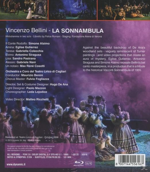*, Alaimo/Guitierrez/Colecchia/Siragusa/Pastrana/Nani - La Sonnambula  - (Blu-ray)