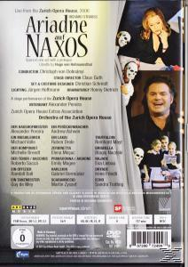 VARIOUS, Orchester Der Oper Zürich - Ariadne Auf Naxos  - (DVD)