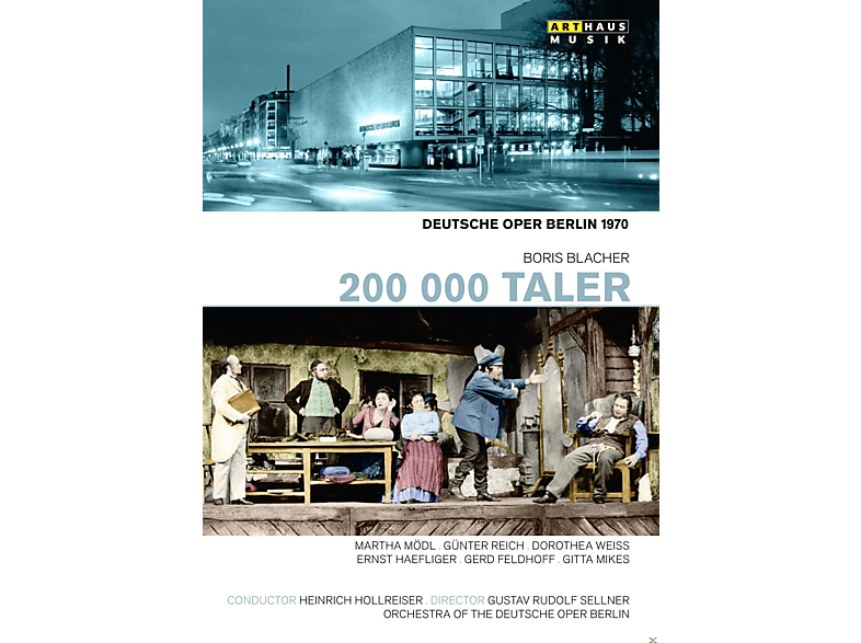 Heinrich Hollreiser, Günther Reich, Dorothea Weiss, Martha Mödl - 200.000 Taler  - (DVD) | Musik-DVD & Blu-ray