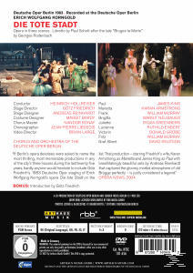 VARIOUS, Chorus And Orchestra Of The Deutsche Oper Berlin - Die Tote Stadt  - (DVD)