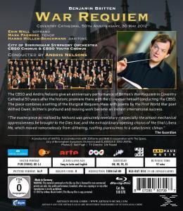 Wall/Padmore, Nelsons/City of Birmingham - War Requiem  - (Blu-ray)