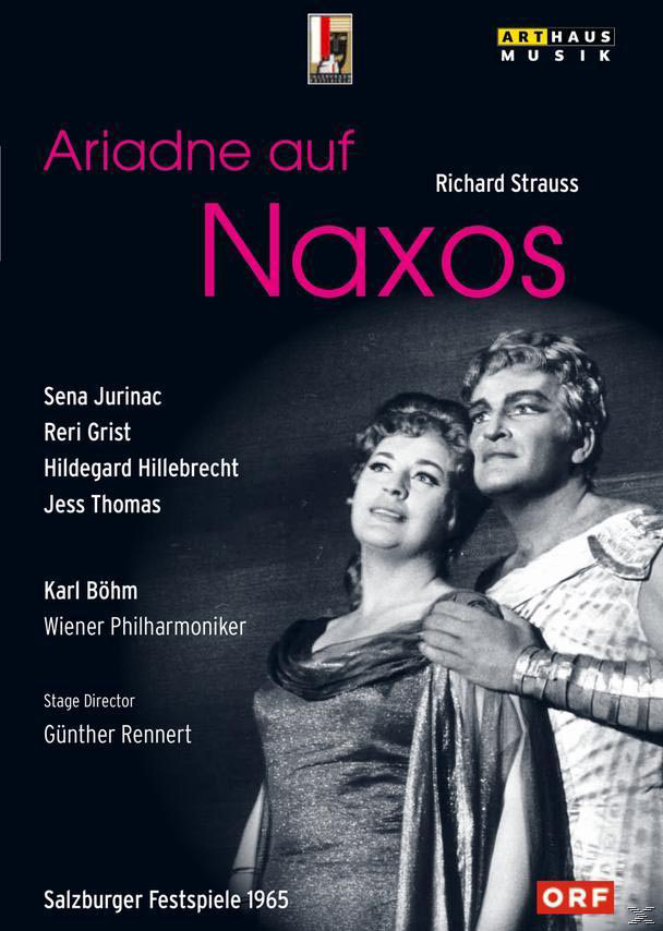 Frey, - Naxos (DVD) Grist, Reri Thomas, - Erik Wiener Paul Ariadne Sena Kurt Equiluz, Philharmoniker Jurinac, Schöffler, Auf Jess