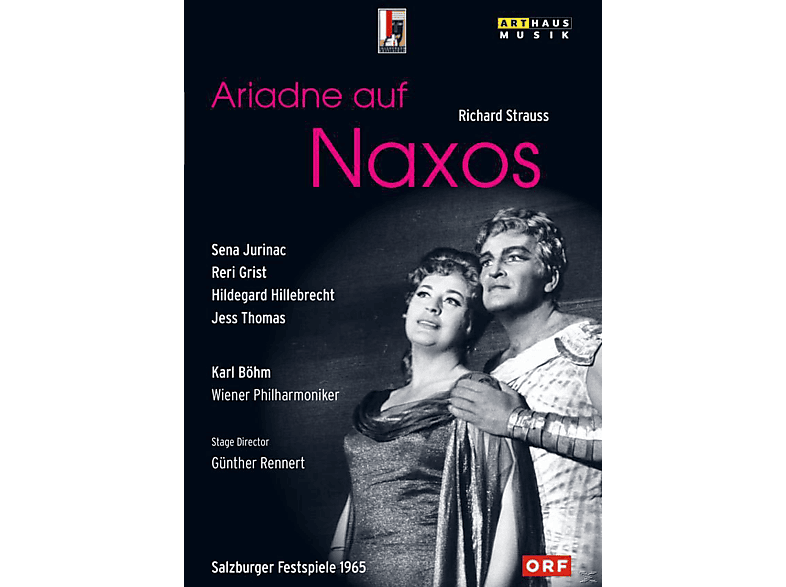 Naxos (DVD) Jurinac, - Equiluz, Sena Ariadne Paul Grist, Philharmoniker Auf Reri Thomas, Schöffler, Wiener Jess - Frey, Kurt Erik
